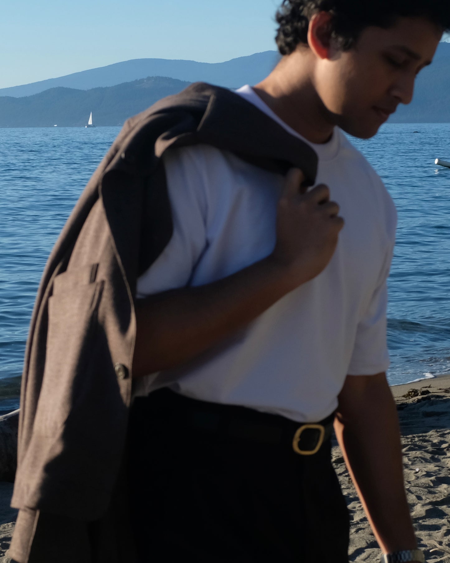 Simple Jacket in Tobacco Brown