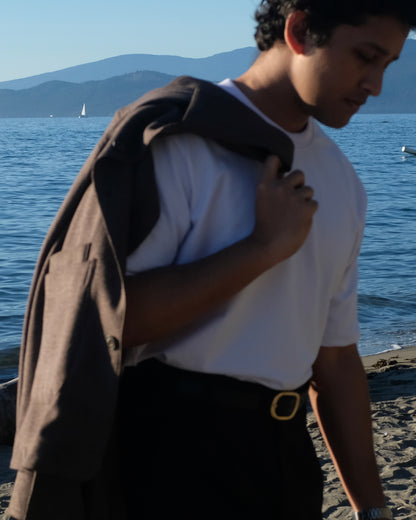 Simple Jacket in Tobacco Brown