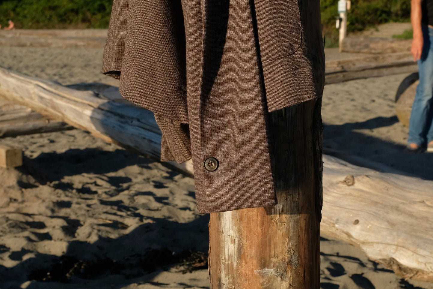 Simple Jacket in Tobacco Brown