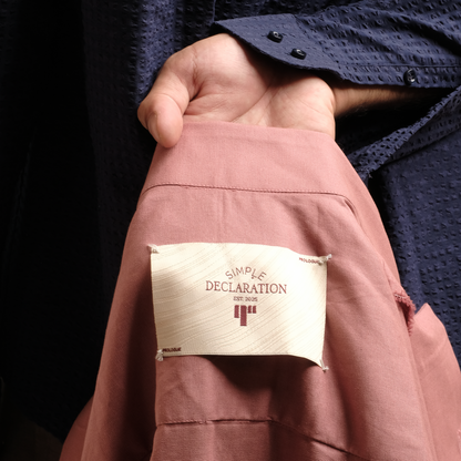 Baker Shirt: Salmon