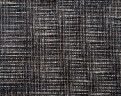 Simple Jacket in Black-Brown-Grey Gingham
