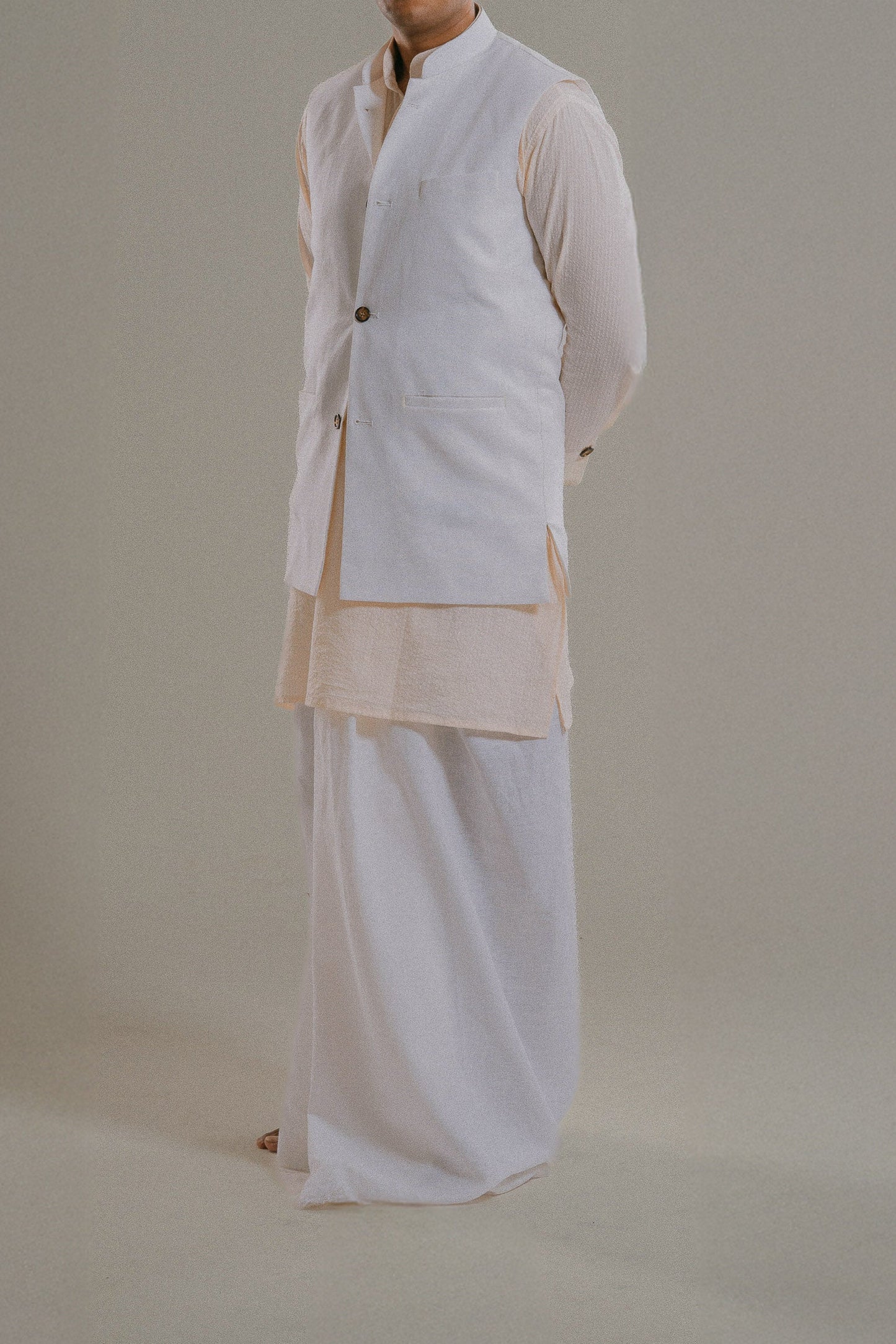 আলো— White Linen Waistcoat