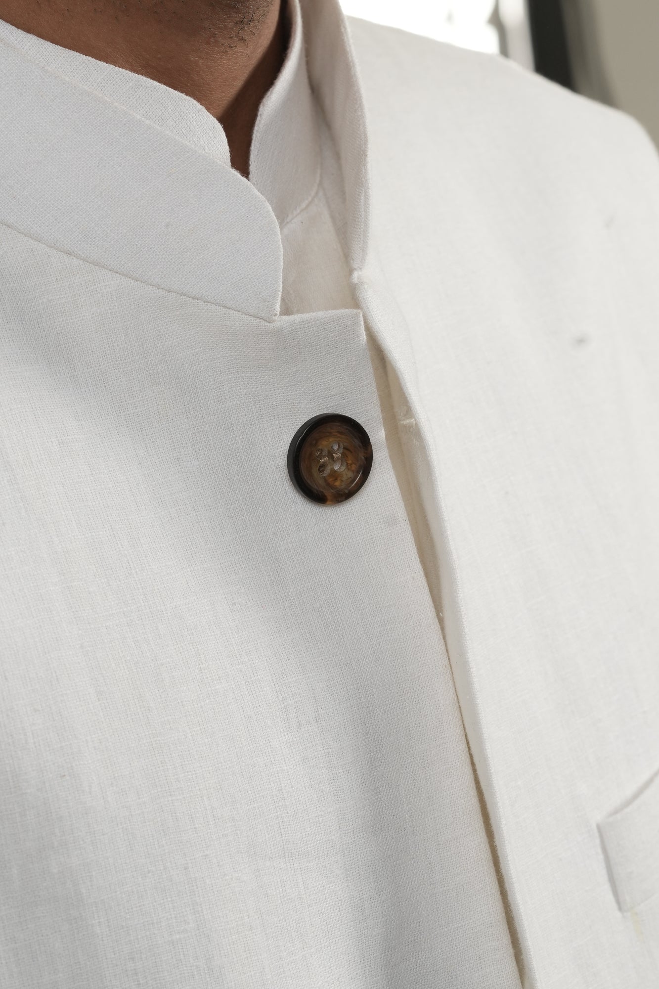 আলো— White Linen Waistcoat