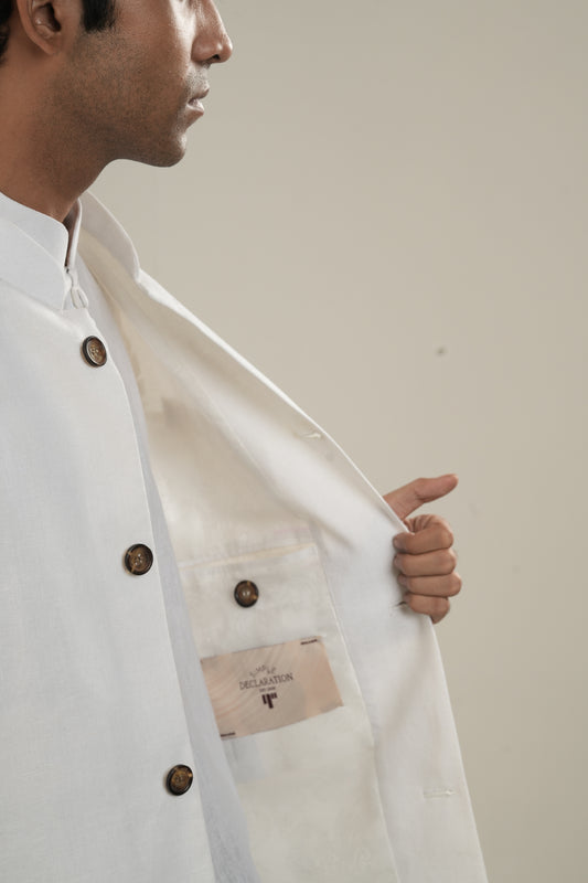 আলো— White Linen Waistcoat
