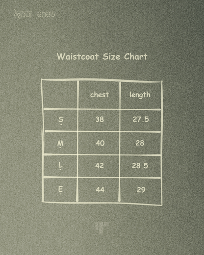 আলো— White Linen Waistcoat